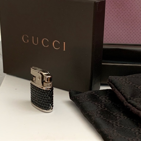 Gucci Accessories Gucci Vintage Rare Rhinestone Butane Lighter